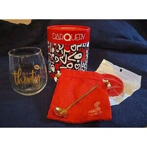 Darquery Stemless Wine Glass - Talk Thirty To Me